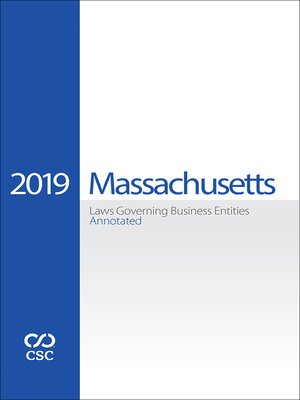 cover image of CSC&reg; Massachusetts Laws Governing Business Entities